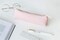 Pencil Bag / Pen Case – Small PU Leather Stationery Pouch for Pens, Pencils, Markers, Cosmetic Makeup Bag, Zipper Bag for Students (Pink)